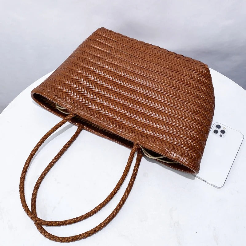 Chic Voyager-Luxe Leather Tote