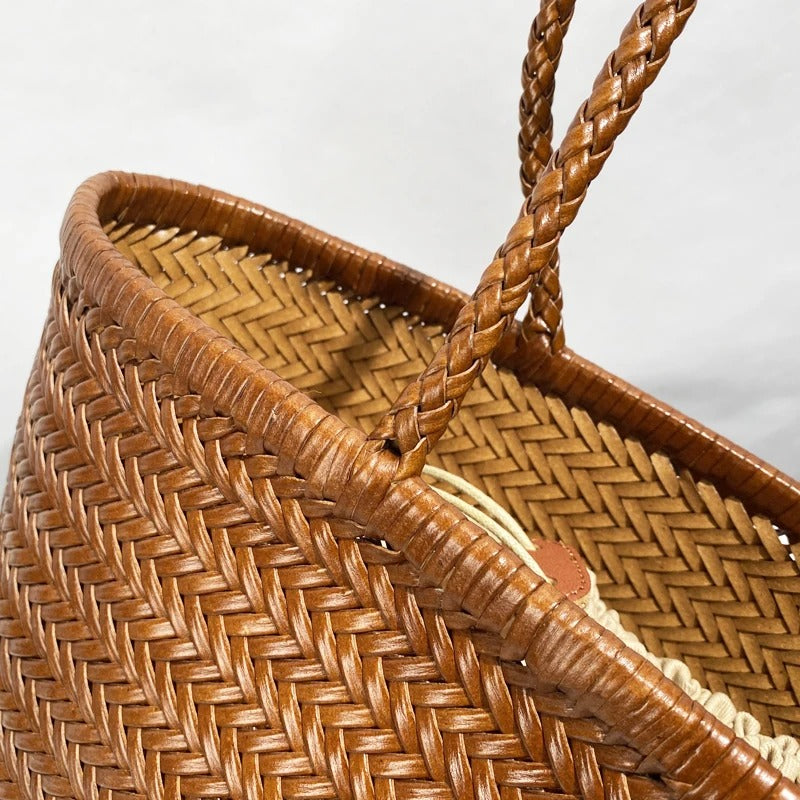 Chic Voyager-Luxe Leather Tote