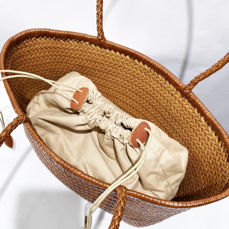 Chic Voyager-Luxe Leather Tote