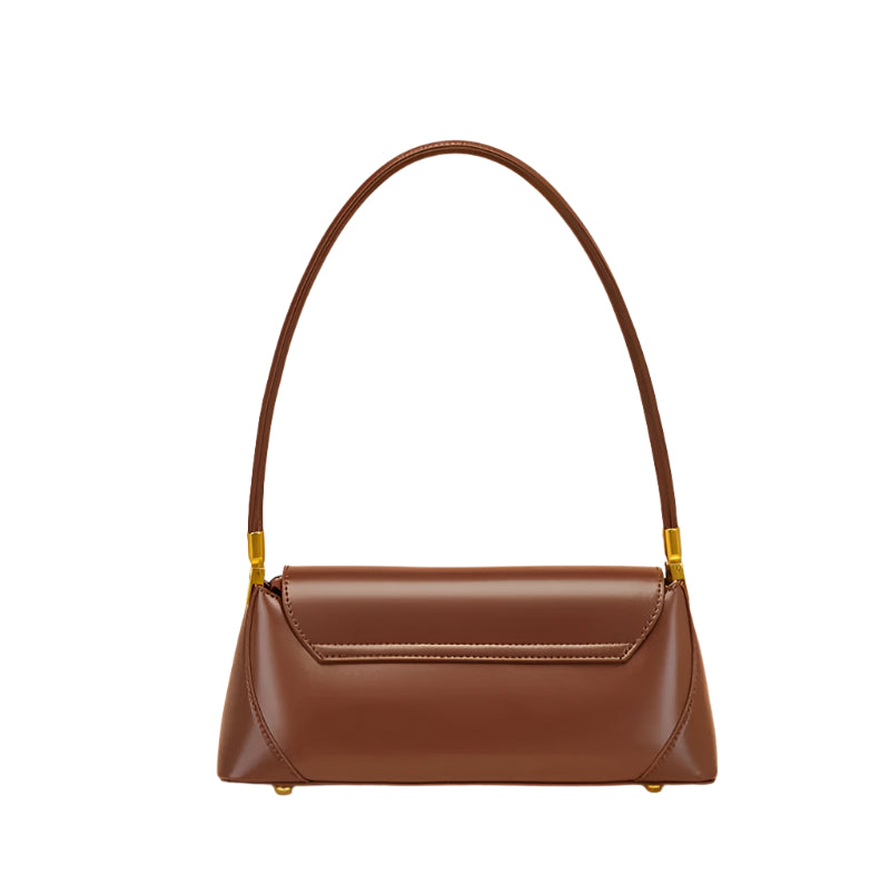 Sienna Luxe Leather Baguette Bag