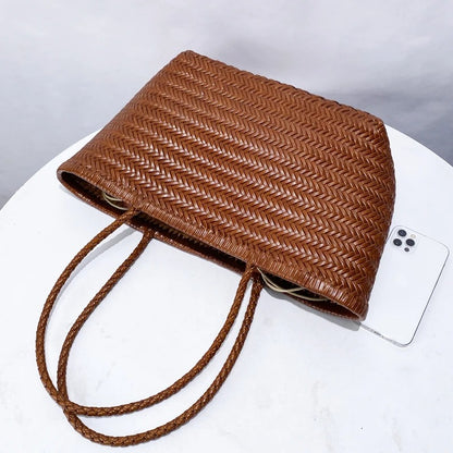 Chic Voyager-Luxe Leather Tote