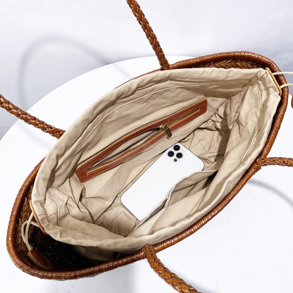 Chic Voyager-Luxe Leather Tote